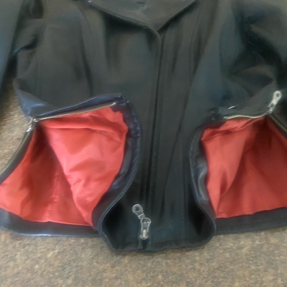 Harley Davidson Women’s Eagle Bling Leather Jacket​​​​​​​​​ - Picture 7 of 10